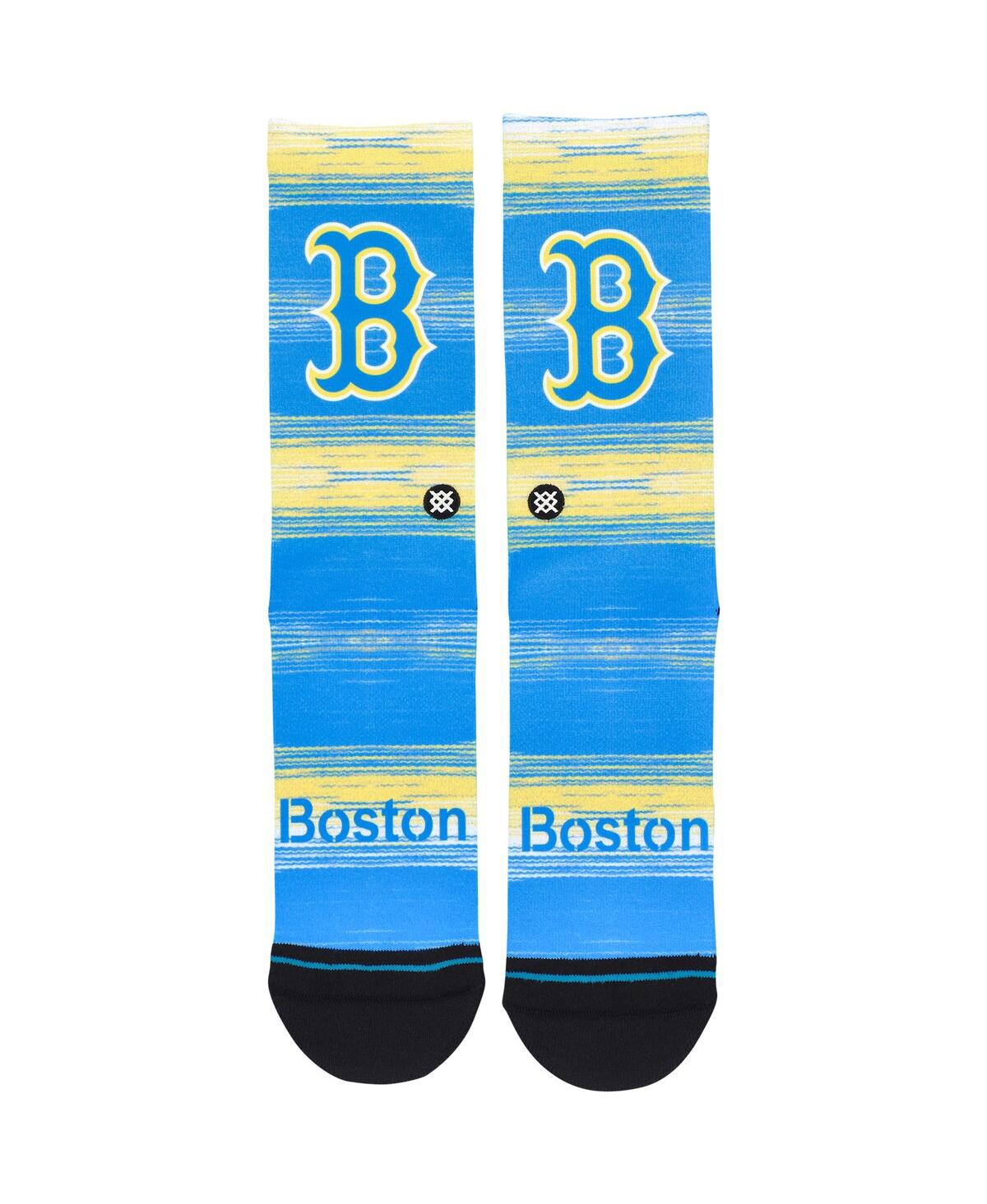 Shop Stance Men's  Boston Red Sox City Connect Crew Socks In Blue