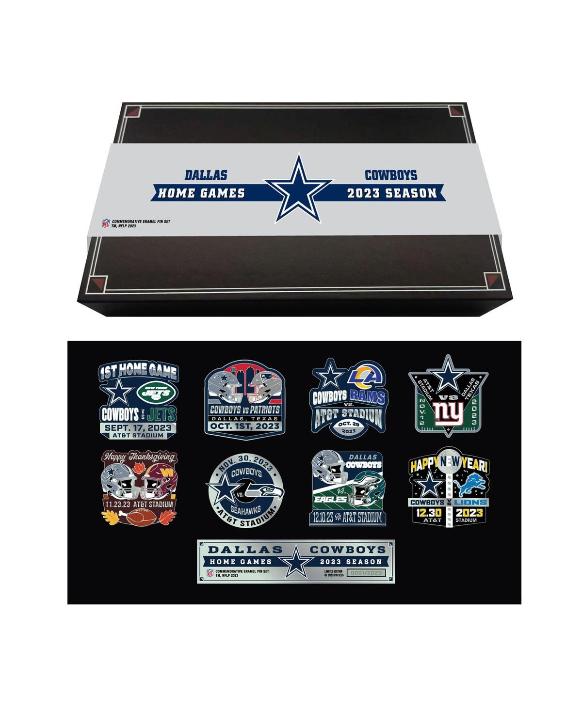 Mojo Licensing Dallas Cowboys 2023 Game Day Pin Collector Set In Multi