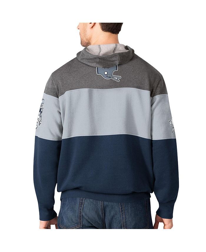 Starter Men's Charcoal Dallas Cowboys Throwback Extreme Pullover Hoodie