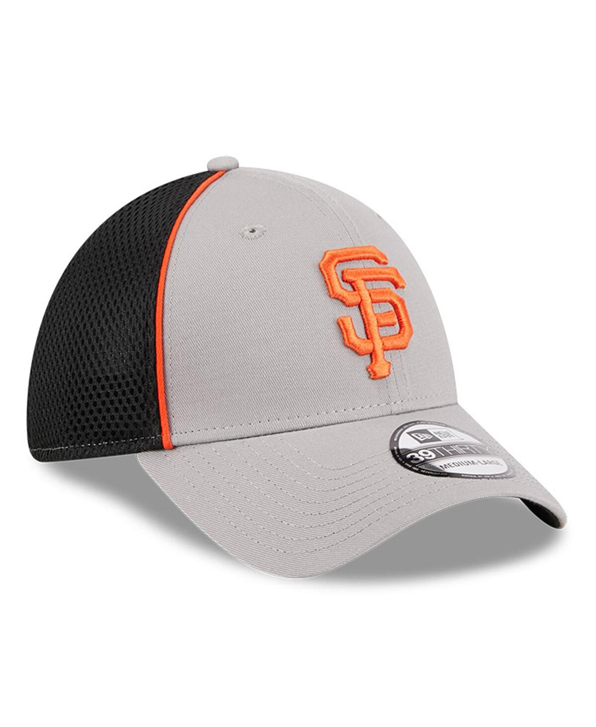 Men's New EraSan Francisco Giants Pipe 39THIRTY Flex Hat - Gray