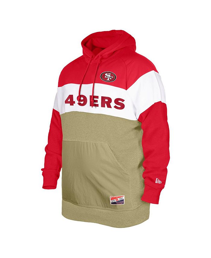 Pull En Polaire New Era - San Francisco 49ers Avec Passepoil - Rouge - Taille ? - 80% Coton - Neuf Avec étiquettes