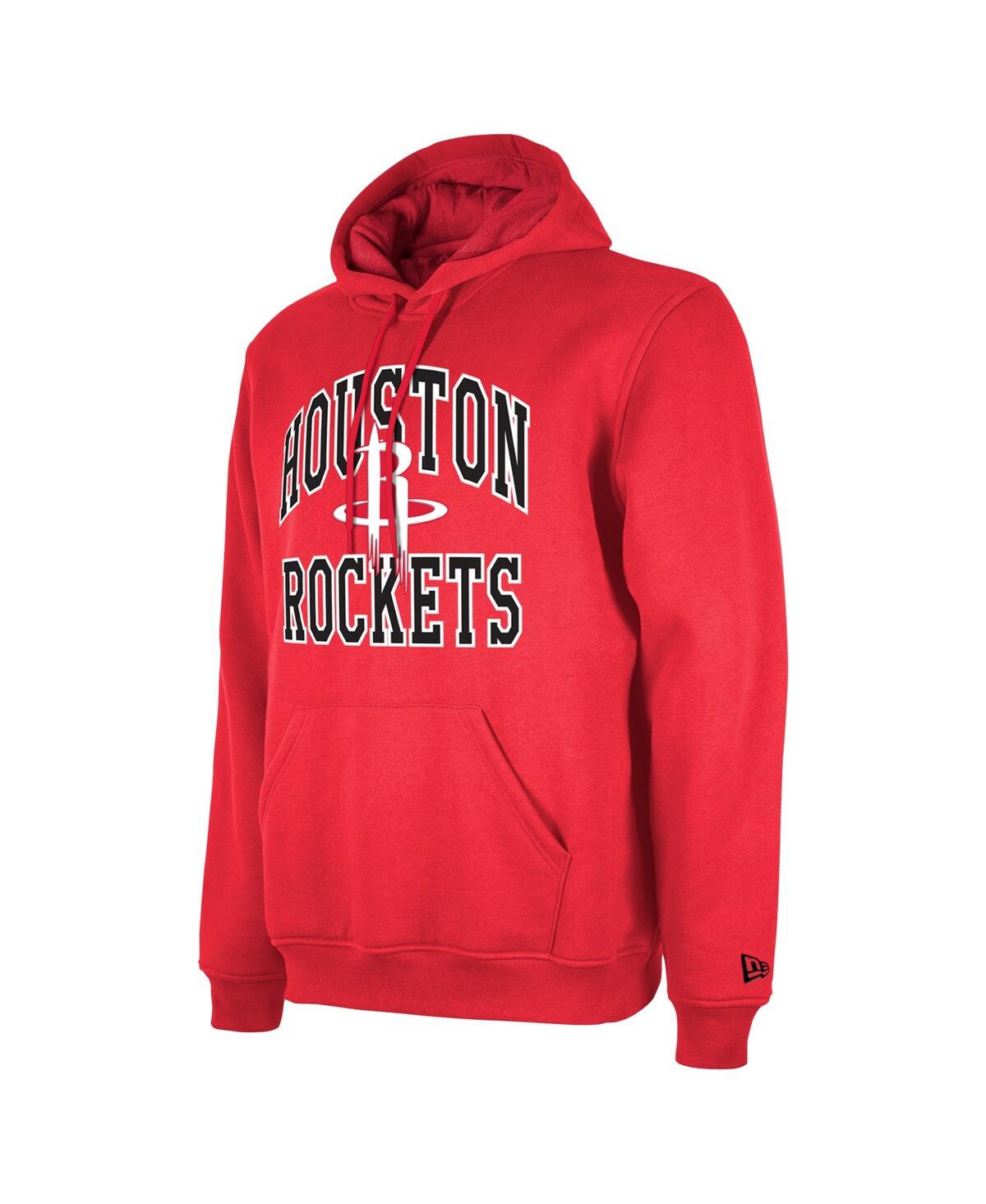 Shop New Era Men's And Women's  Red Houston Rockets 2023/24 Season Tip-off Edition Pullover Hoodie