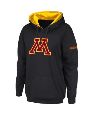 Women's Black Minnesota Golden Gophers Big Logo Pullover Hoodie