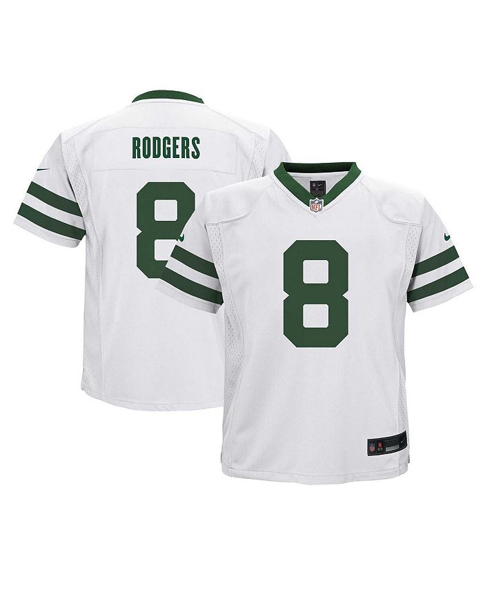 Nike Preschool Boys and Girls Aaron Rodgers White New York Jets
