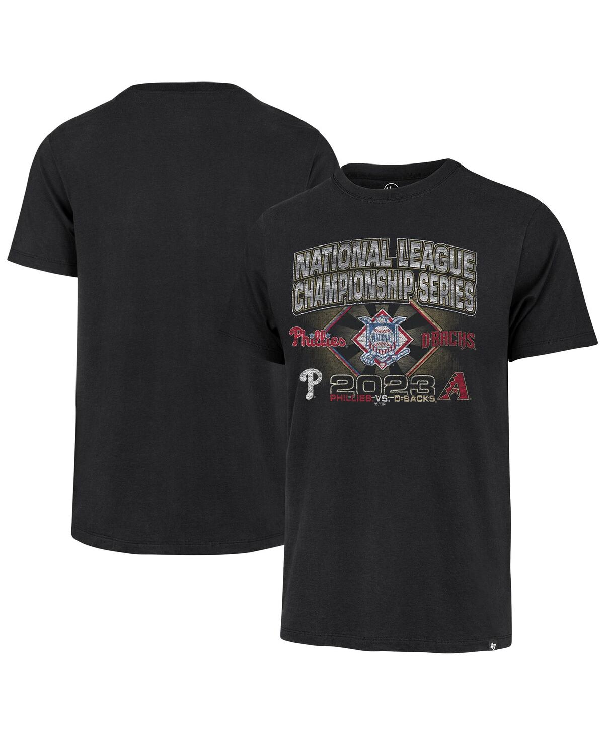 47 Brand Men's ' Black Distressed Philadelphia Phillies Vs. Arizona Diamondbacks 2023 Nlcs Matchup Fr