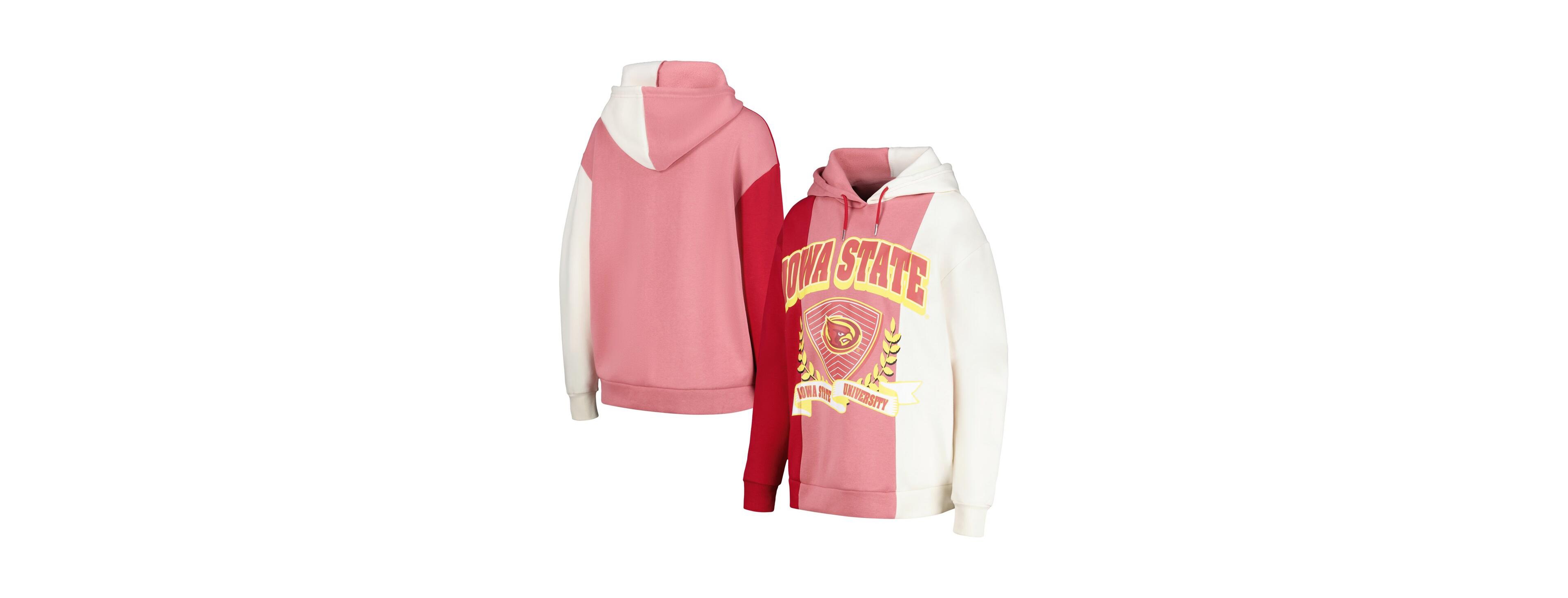 Women's Gameday Couture Cardinal Iowa State Cyclones Hall of Fame Colorblock Pullover Hoodie