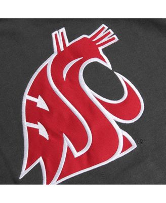 Big Boys Charcoal Washington State Cougars Big Logo Pullover Hoodie