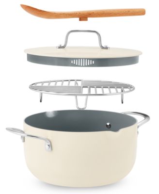 6-Qt. Ceramic Nonstick Complete Stock Pot