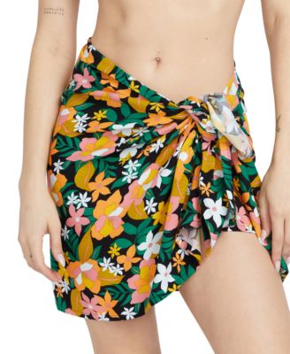 Volcom - Juniors' Printed Sarong Cover-Up
