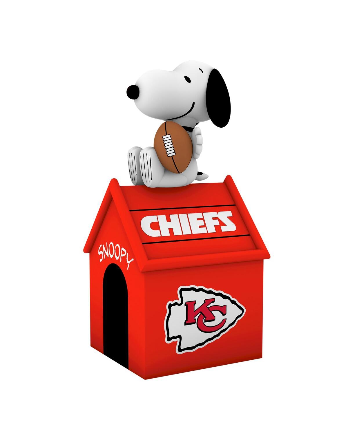Sporticulture Kansas City Chiefs Inflatable Snoopy Doghouse In Red
