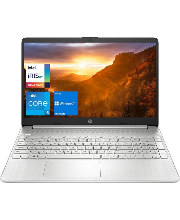 HP 15 Notebook Laptop 15.6" FHD Non-touch Screen Intel Core i5-1135G7 8GB RAM 256GB PCIe SSD No FP No BK Windows 11 Home Natural Silver