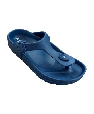 Women s Comfort Slide Thong Buckle EVA Flat Sandal