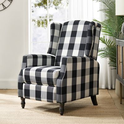 Franco Mid-centry Modern Manual Push Back Recliner