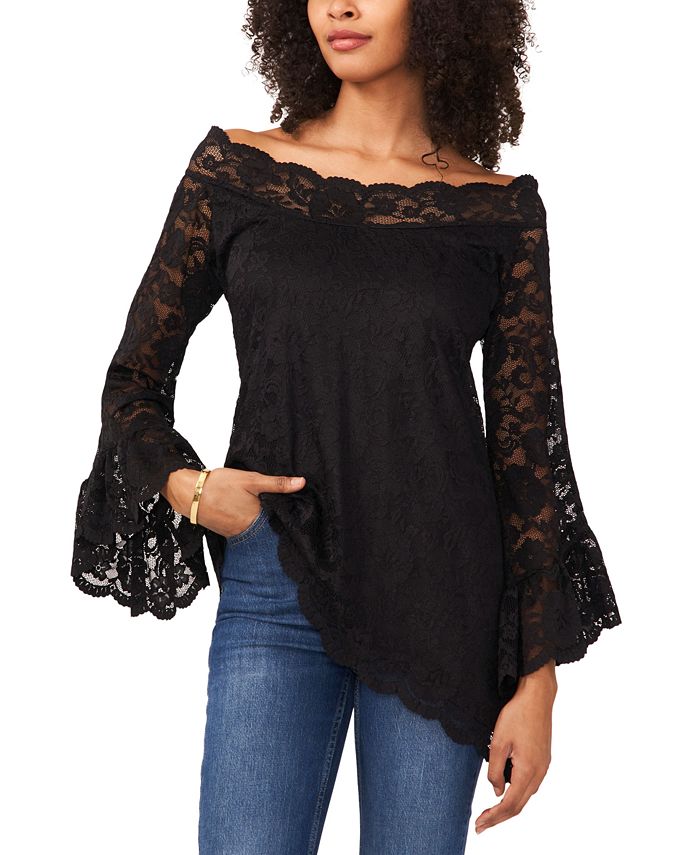 Off shoulder deals lace blouse