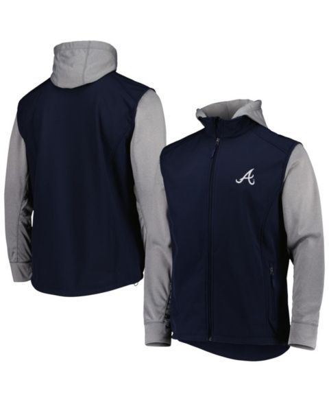 Мужская куртка Dunbrooke Navy, Heather Gray Atlanta Braves Alpha Full-Zip