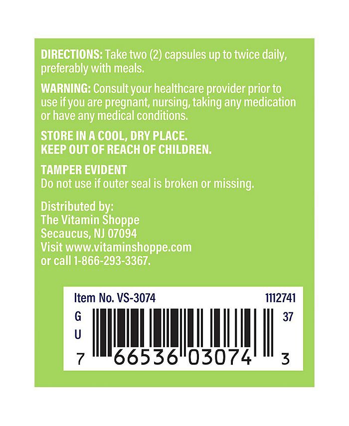 The Vitamin Shoppe Bilberry Extract Standardized to 25 Anthocyanins