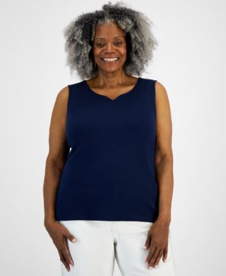 Women's Sweetheart-Neck Sleeveless Top, Created for Macy's