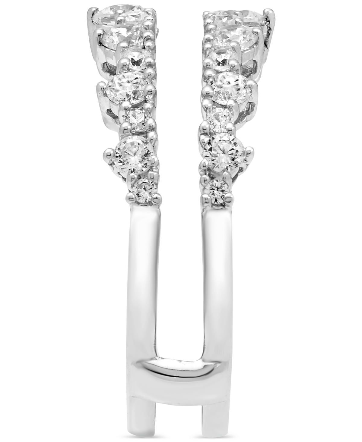 Macy's Diamond Ring Guard Enhancer (1 Ct. T.w.) In 14k White Gold In White Gold