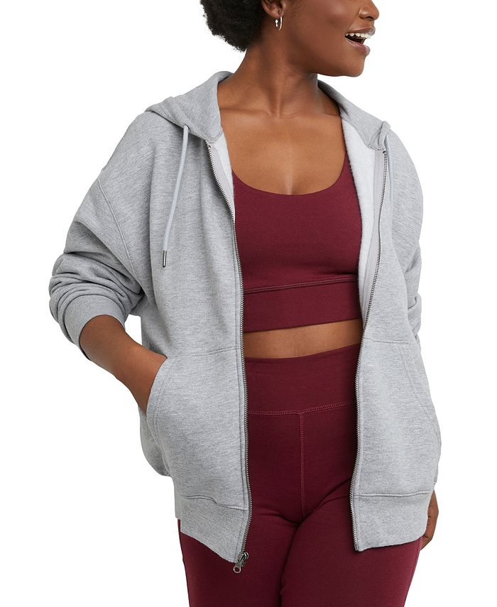 Hanes oversized zip up new arrivals hoodie