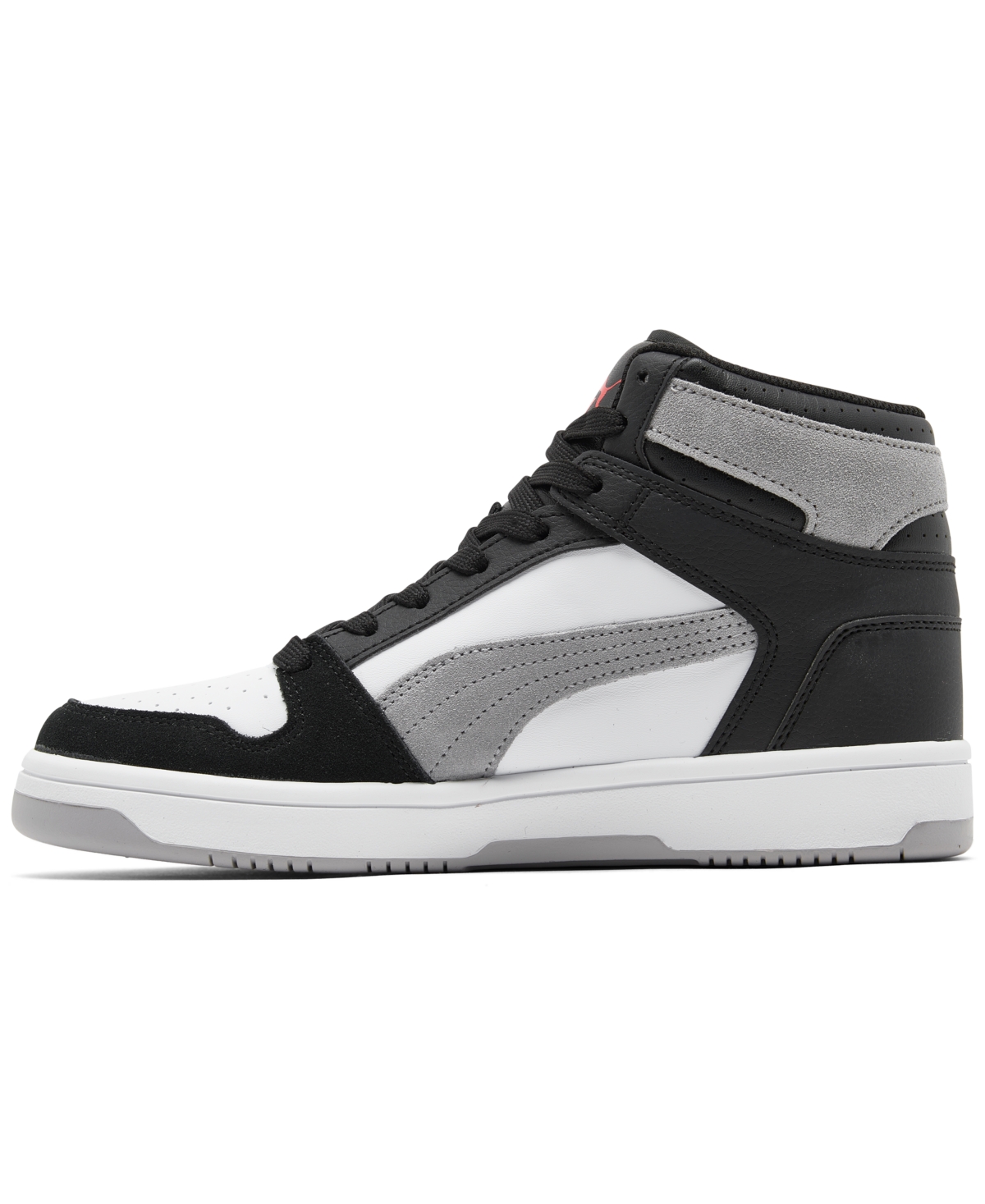 Shop Puma Big Kids Rebound Layup Casual Sneakers From Finish Line In Black