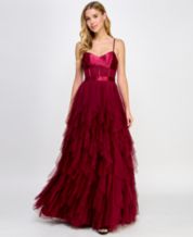 Red prom on sale dresses macy's