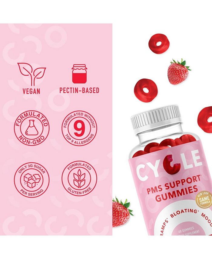 SM Nutrition PMS Relief Gummies Hormone Balance & Period Support