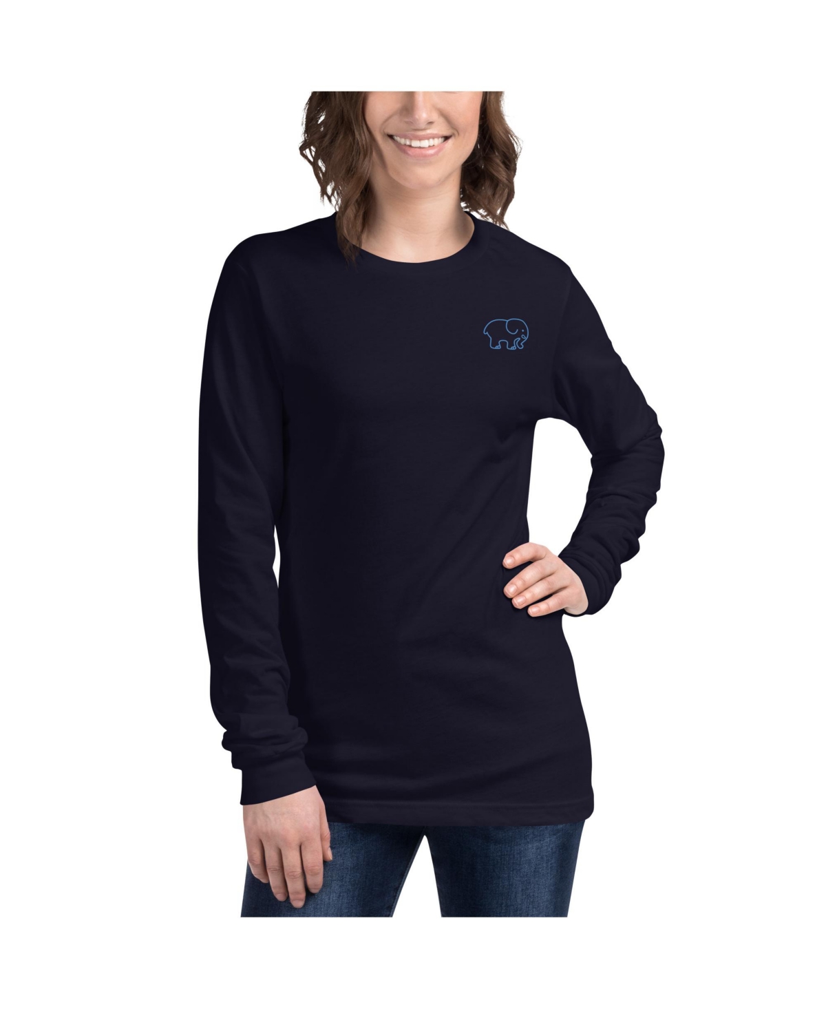 Abominable Ella Unisex Long Sleeve T-Shirt - Navy