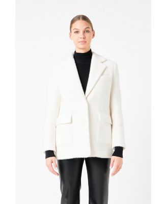 Women's Soft Buttoned Blazer