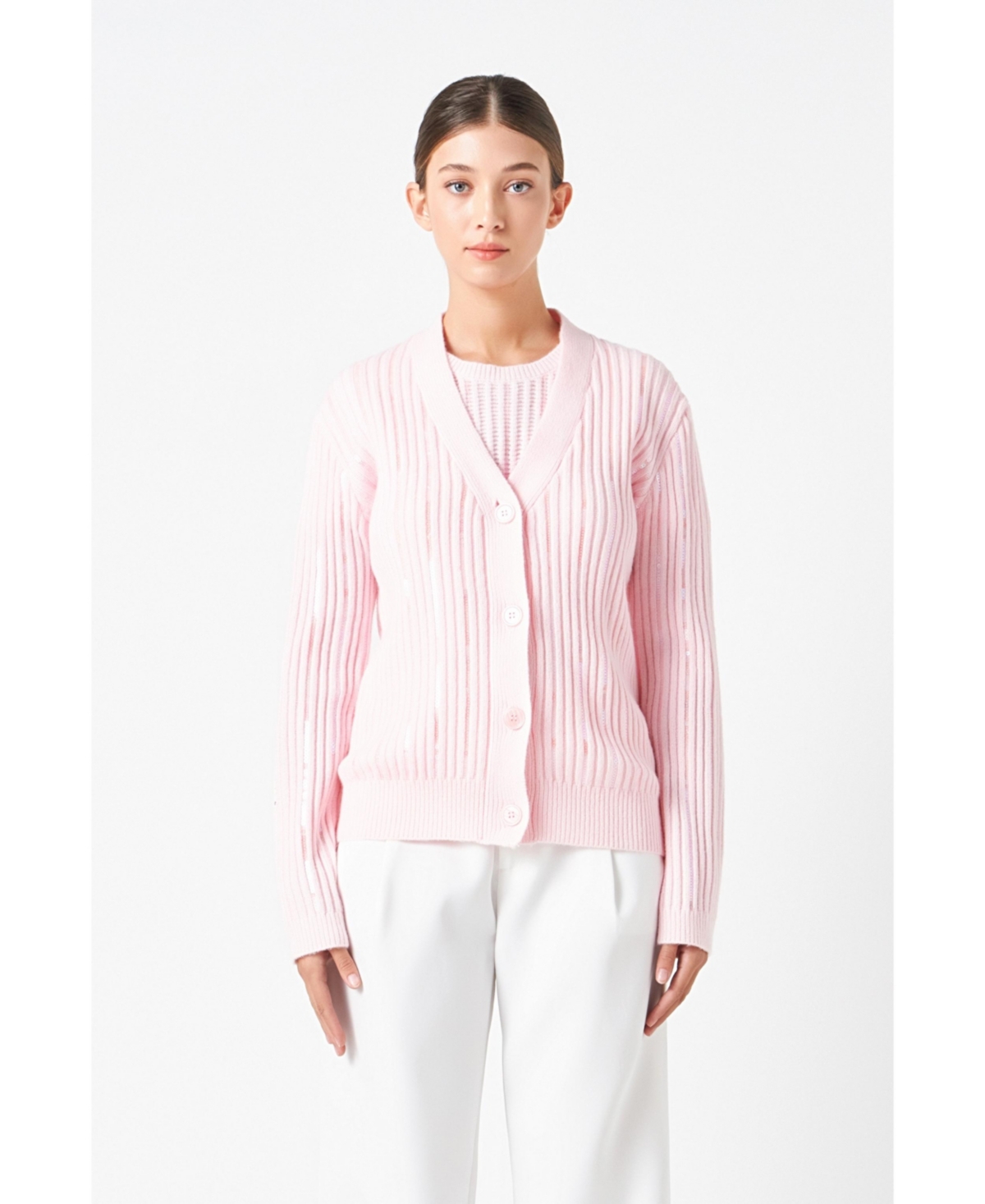 Women's Sequins Cardigan