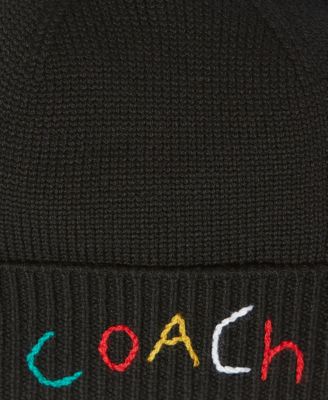 Coach Boxed Merino Wool Beanie COACH Women main image 4