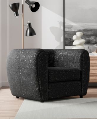 Valerian 45" Boucle Fabric Club Chair