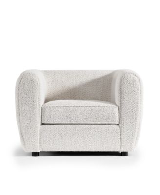 Valerian 45" Boucle Fabric Club Chair