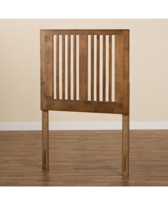 Harena Modern and Contemporary Transitional Twin Size Finished Wood Headboard