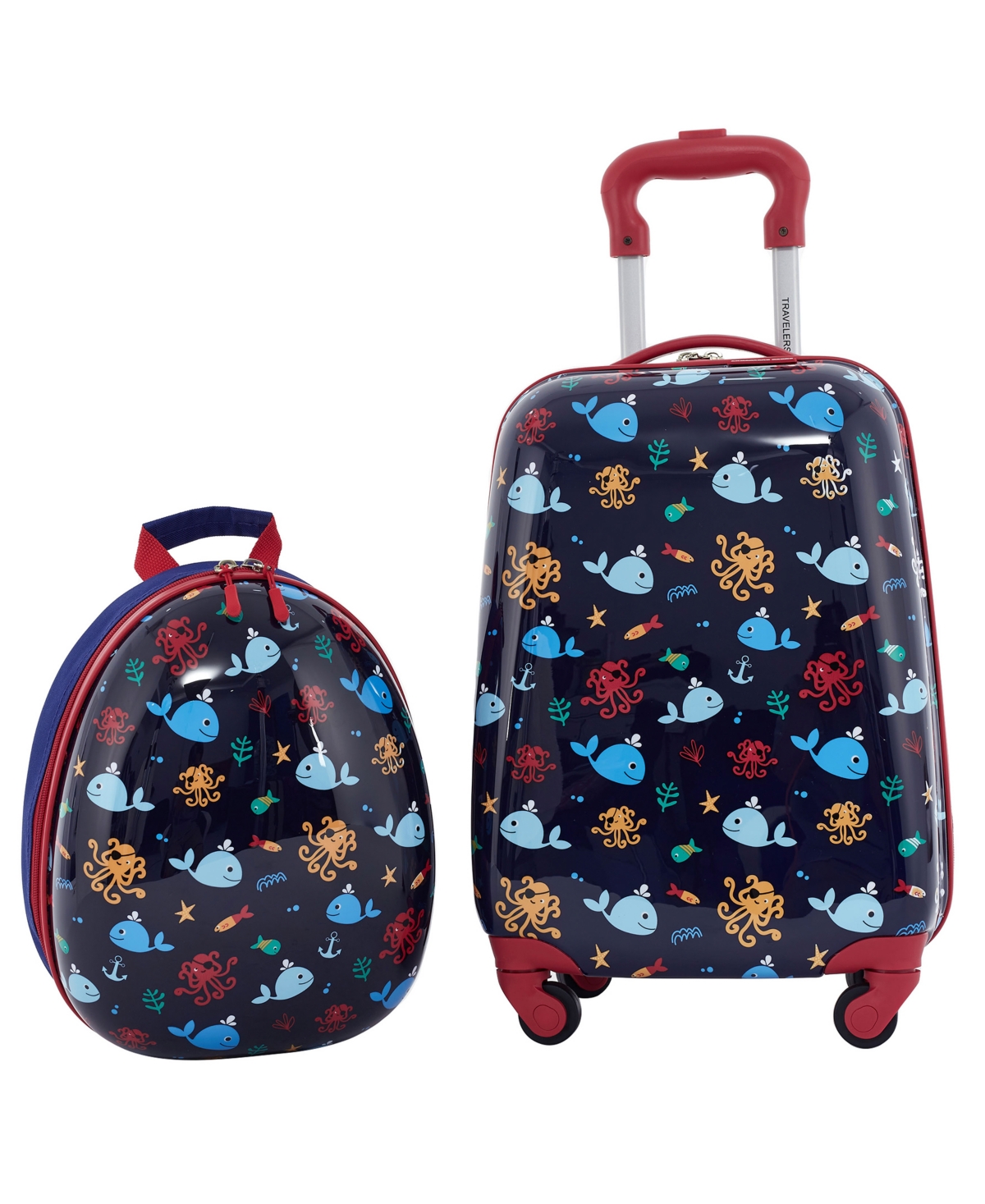 Travelers Club Kids Luggage Set, 2 Piece In Whale