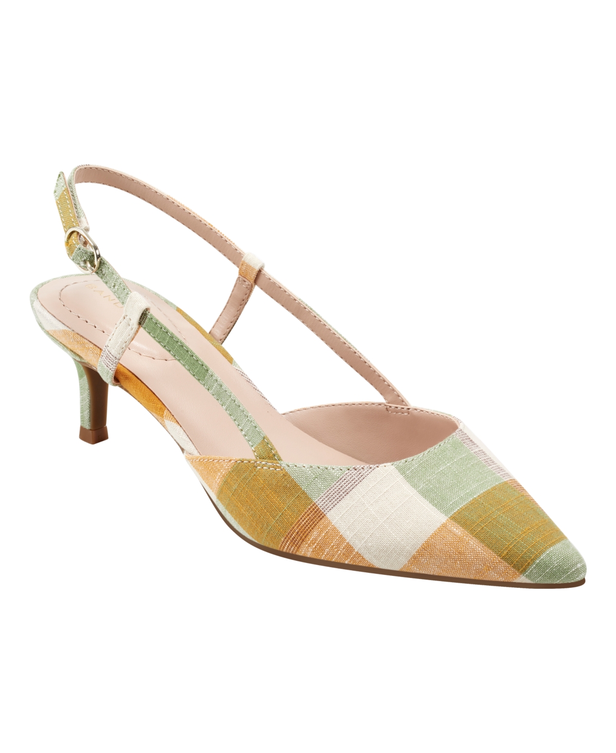 Women's Movito Slingback Kitten Heel Pumps - Leopard