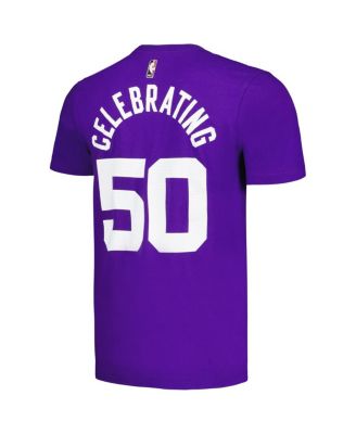 Men's and Women's Purple Utah Jazz 50th Anniversary T-shirt