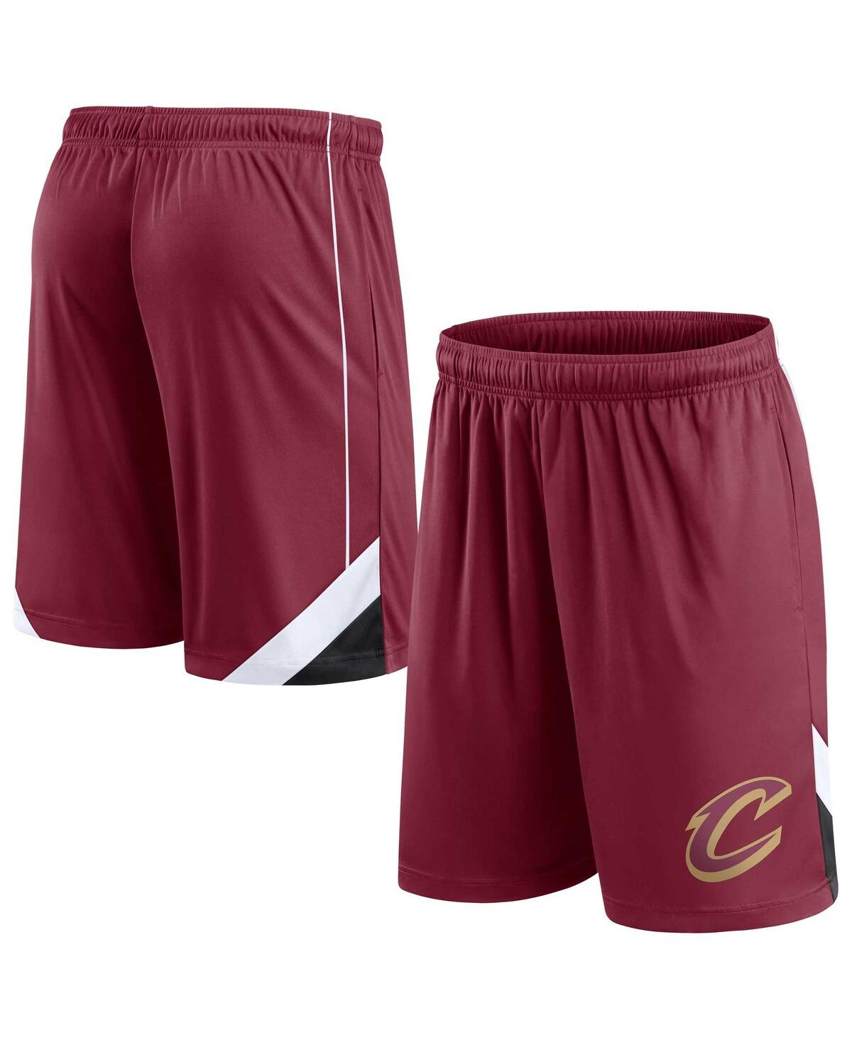 Fanatics Men's  Wine Cleveland Cavaliers Slice Shorts