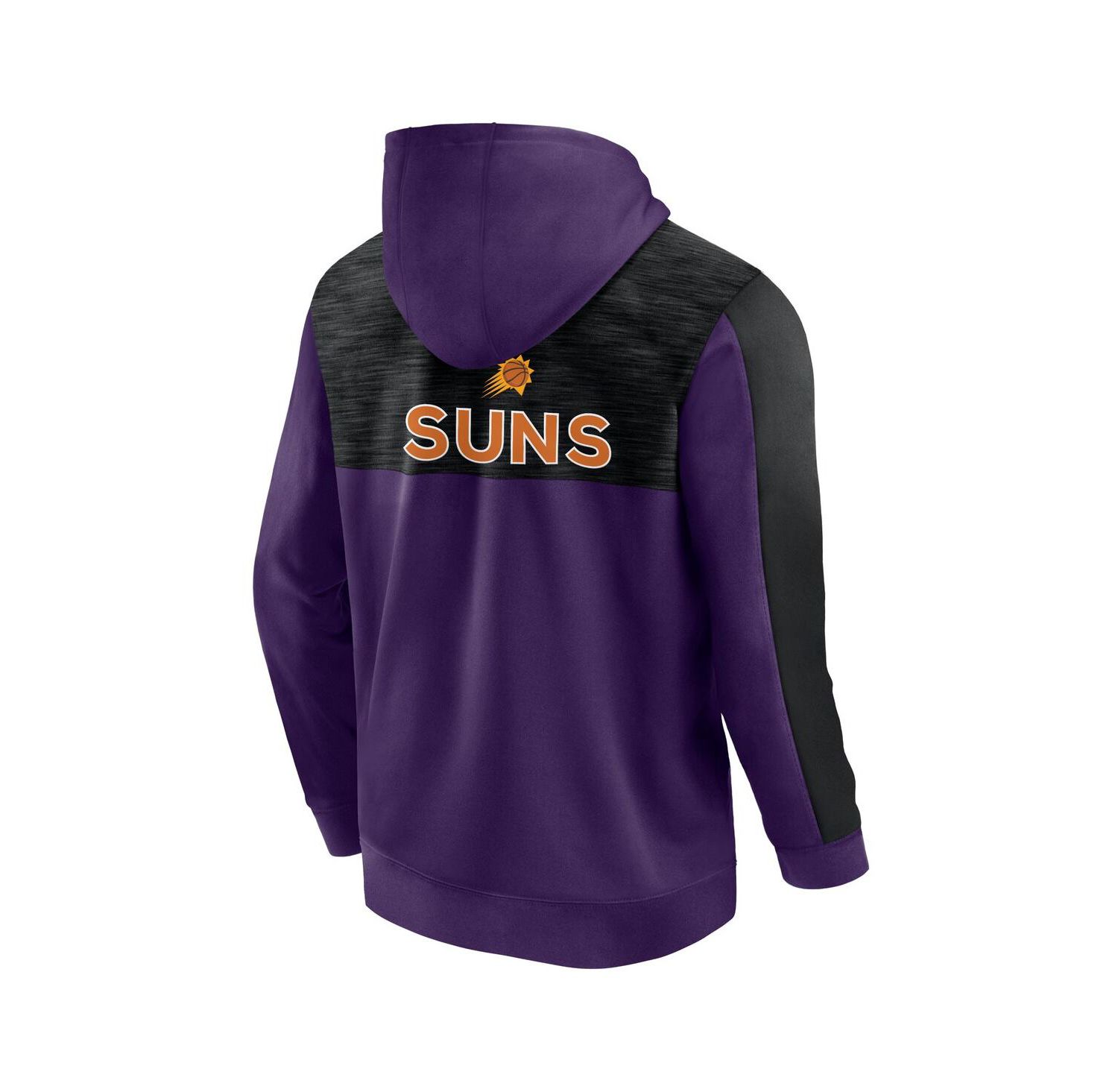 Men's Purple Phoenix Suns Rainbow Shot Full-Zip Hoodie