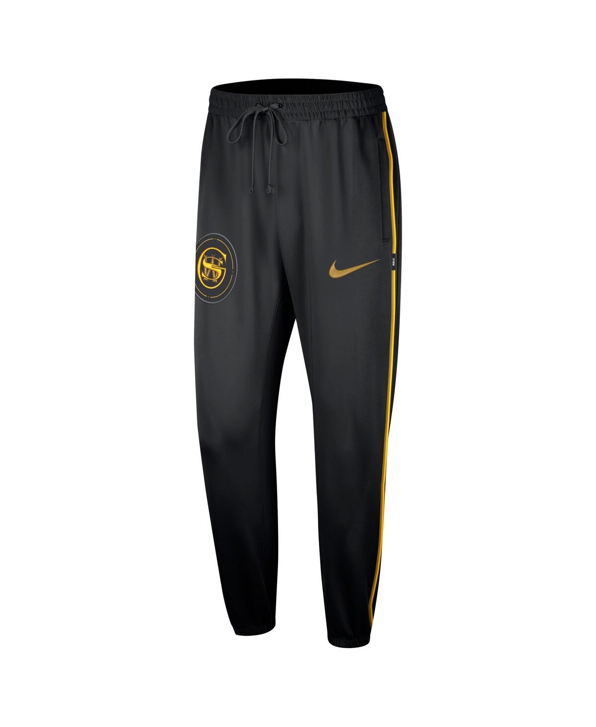 Shop Nike Men's  Black Golden State Warriors 2023/24 City Edition Authentic Showtime Performance Pants