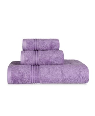 Solid Quick Drying Egyptian Cotton 3-Piece Bath Towel Set