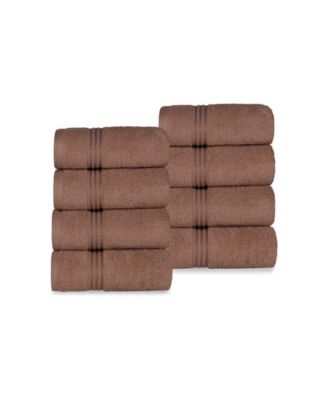 Solid Quick Drying 100% Egyptian Cotton 8-Pc Hand Towel Set