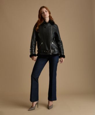 Women's Shearling Aviator Jacket