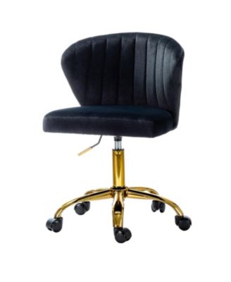 VEBREDA High Adjustable Back Executive Office Chair with Armrest-Brown