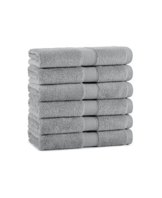 Egyptian Cotton Pack of 6 Luxury Hand Towels, 16" x 30"