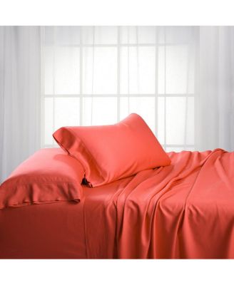 Viscose from Bamboo Cotton Sheet Set - 15" Deep Pockets, King