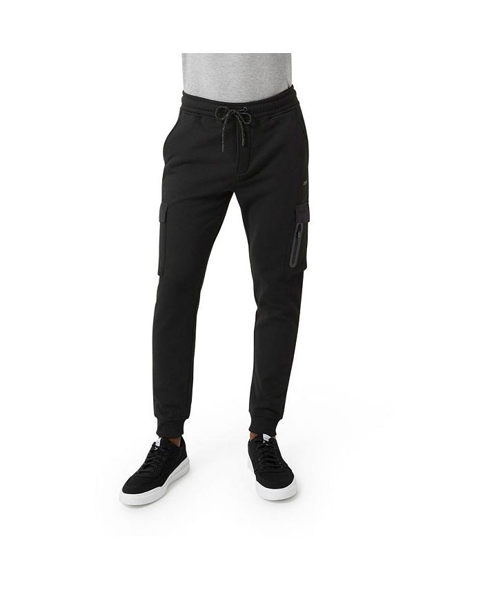 DKNY Men's Brushed Back Tech Fleece Stealth Joggers Macy's