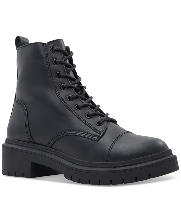 ALDO Women s Goer Lace Up Combat Boots Macy s