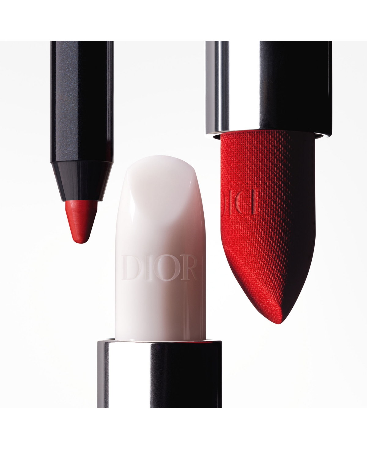 Shop Dior Rouge  Contour Lip Liner Pencil In Red Smile (intense Warm Red)