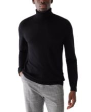 Men's Black Turtle Neck Sweater