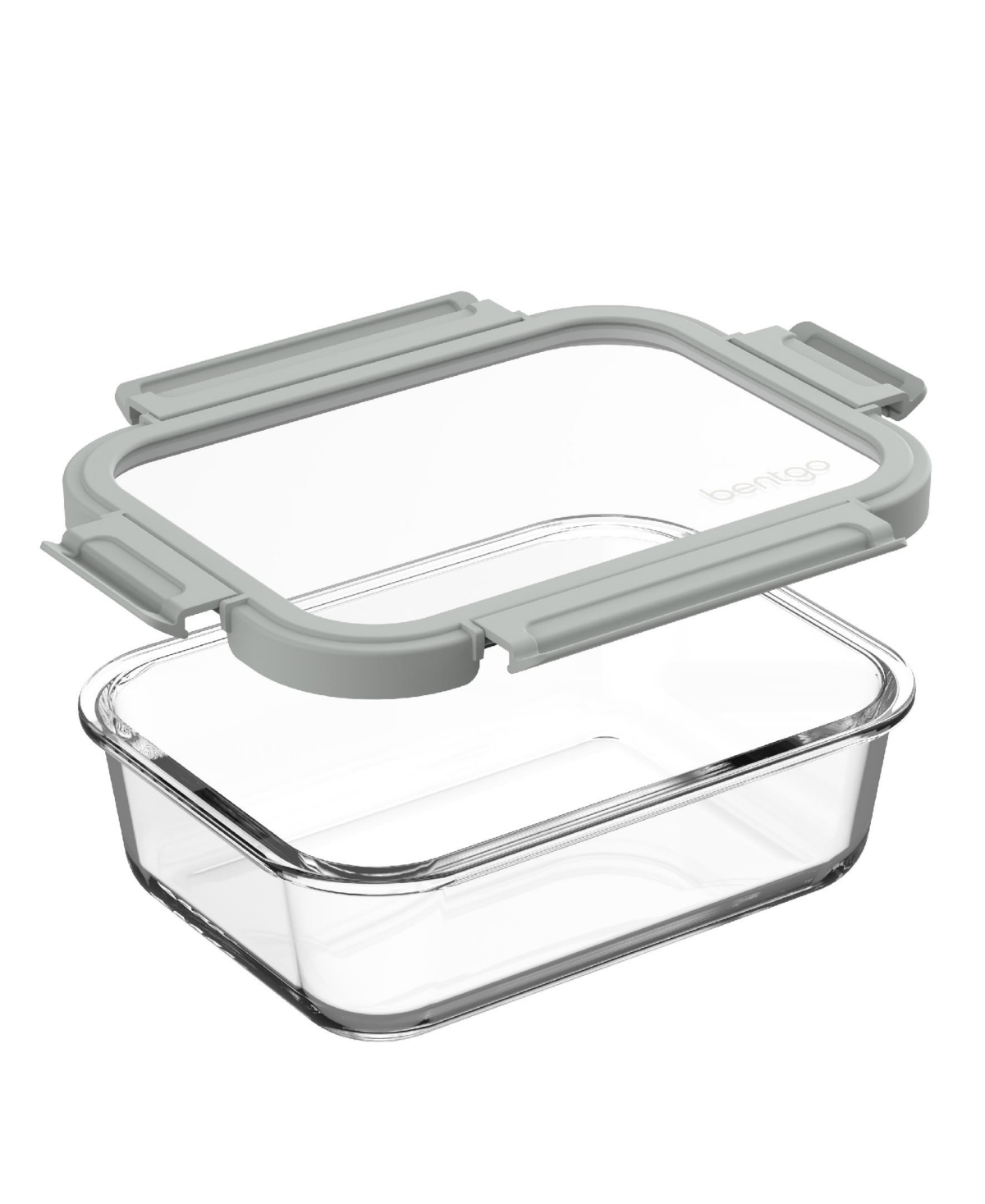 Shop Bentgo Leak-resistant Glass 2 Pack 6.3 Cup Food Storage Set In Pebble Beach